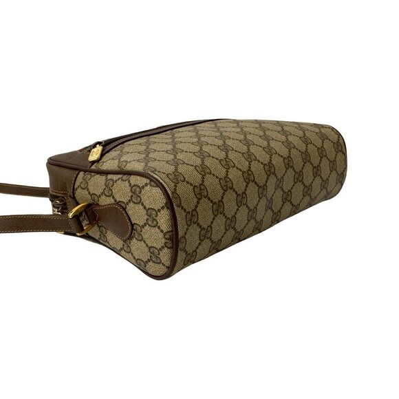 GUCCI Brown Leather Shoulder Bag - Picture 7 of 10